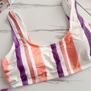 Cupshe Striped Bikini Top
